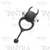 Anillo en forma de diablito negro con vibracion